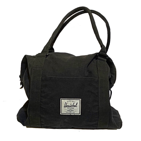 Herschel Supply Co. Black Canvas Strand Duffle Bag - Picture 1 of 12